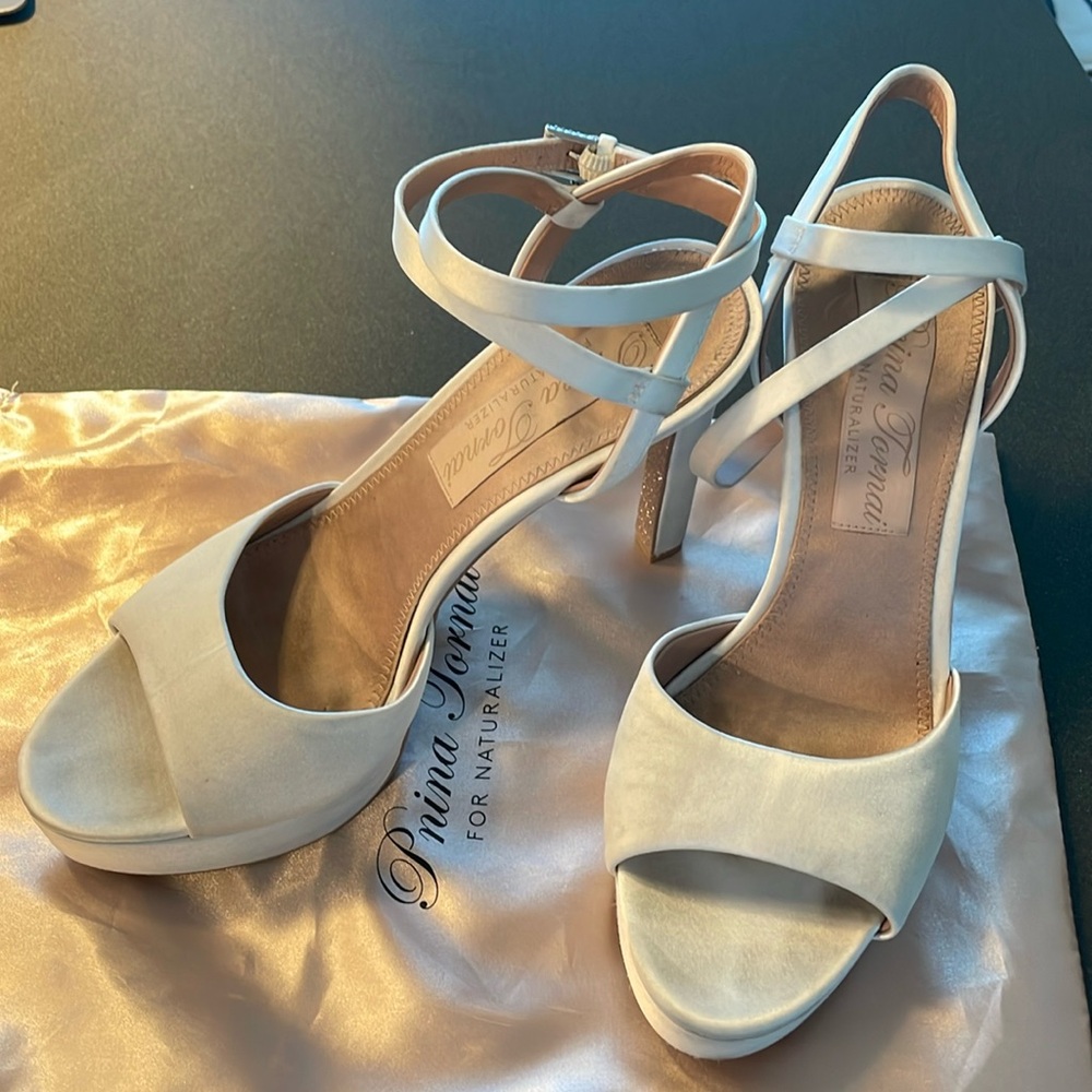Pnina Tornai Cream Heels